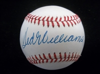 Autographed Ted Williams Official AL Bsbl.- JSA Certified