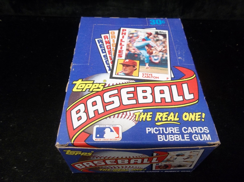 1984 Topps Baseball- One Unopened Wax Box