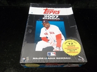 2007 Topps Baseball- Series #2- One Unopened Rack Pack Box