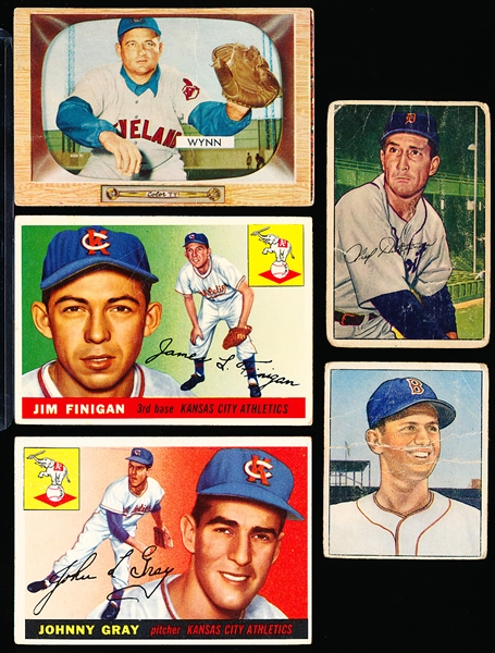 Five Vintage Bb Cards