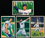1951 Bowman Baseball- 4 Diff NY Yankees