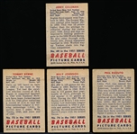 1951 Bowman Baseball- 4 Diff NY Yankees