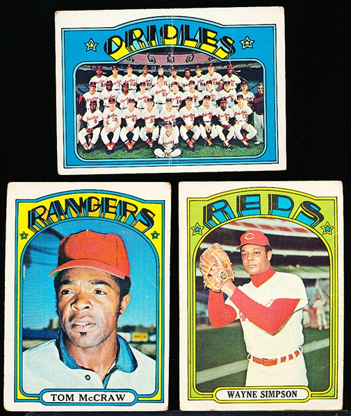 1972 Topps Bb- 11 Diff Hi#’s