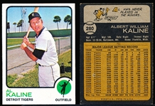 1973 Topps Bb- #280 Al Kaline, Tigers- 7 Cards