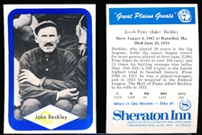 1975 Great Plains Greats- #7 Jake Beckley- 40 Cards