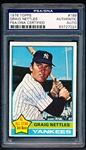 Autographed 1976 Topps Baseball- #169 Graig Nettles, Yankees- PSA/DNA Certified & Encapsulated