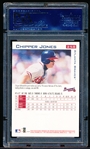 Autographed 1997 Fleer Baseball- #258 Chipper Jones, Braves- PSA/ DNA Certified & Encapsulated