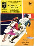 1973 KC Royals- Baseball Spring Training Program vs. New York Yankees