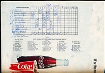 1973 KC Royals- Baseball Spring Training Program vs. New York Yankees