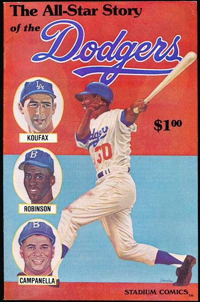1979 Stadium Comics “The All-Star Story of the Dodgers” Comic Book