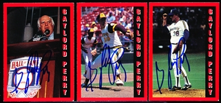 1980’s? Gaylord Perry Enterprises All-Sports USA Complete Gaylord Perry Set of 10 with All 10 Cards Signed!