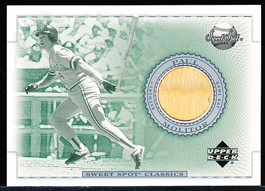 2002 Sweet Spot Bb- “Sweet Spot Classics Bat”- #B-PM Paul Molitor, Brewers