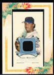 2006 Topps Allen & Ginter Bb- “Mini Relics”- #AGR-PM Pedro Martinez, Mets