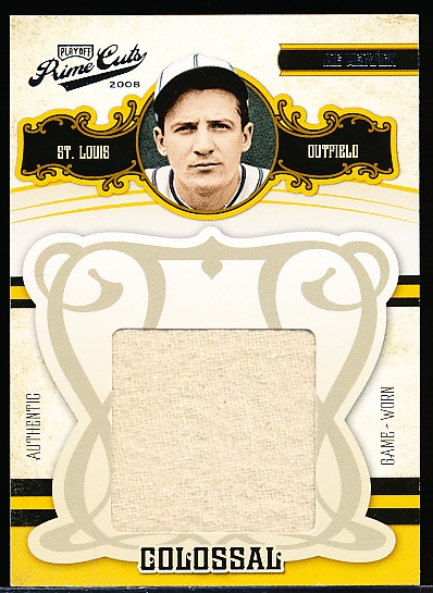 2008 Playoff Prime Cuts Bb- “Colossal Game-Worn”- #23 Joe Medwick, St. Louis- #37/49 Made! 