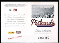 2010 Panini Century Collection “Postcards Game-Used”- #20 Paul Molitor, Milwaukee- #35/250