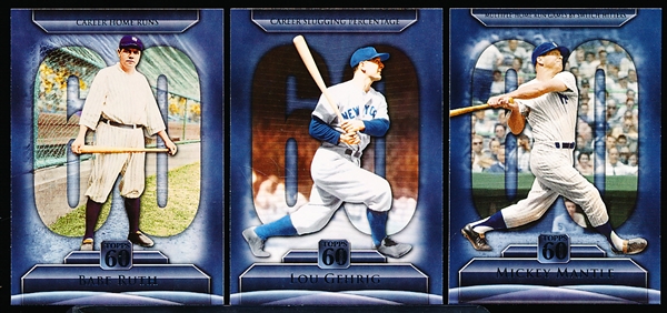 2011 Topps Baseball- “60” Complete Series #1 Insert Set of 50