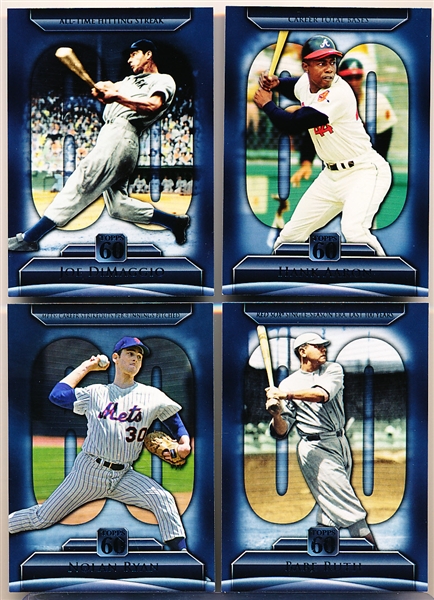 2011 Topps Update Baseball- “60” Complete Insert Set of 50