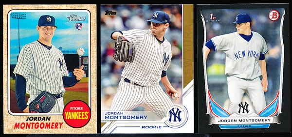 Jordan Montgomery Yankees Pre-RC & Rookie Group- 20 Asst.