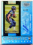 2016 Panini Gala Football- “Cinematic Signatures”- #CRS-CP C.J. Prosise RC, Seahawks- #41/99