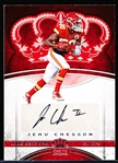 2017 Panini Crown Royale Ftbl.- “Autographs”- #58 Jehu Chesson, Chiefs