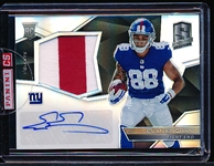 2017 Panini Spectra Football- “Prizm”- #240 Evan Engram AU Patch, Giants- #32/99