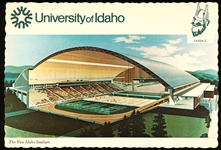 Dexter Press “90899-C: University of Idaho, The New Idaho Stadium” Deckle Edged Chrome Postcard