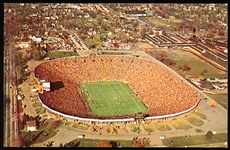 Hiawatha Card Co. “P9609- Football Stadium University of Michigan” Chrome Postcard