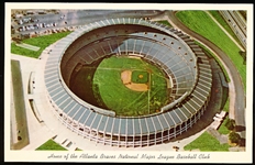M & O Distributors “5DK-567, G.199- Home of the Atlanta Braves National Major League Baseball Club” Chrome Postcard