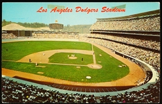 Western Publ. & Nov. Co. “2DK-687, L.155- Los Angeles Dodgers Stadium” Chrome Postcard