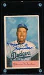 Autographed 1954 Bowman Bsbl. #170 Duke Snider- JSA Sticker Certified