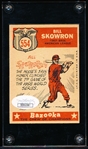 Autographed 1959 Topps Bsbl. #554 Bill “Moose” Skowron- High #!- JSA Sticker Certified