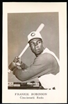 1962 Cincinnati Reds MLB Team Issue B/W Photo Postcard- Frankie Robinson