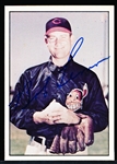 Autographed 1979 TCMA Baseball History Series #19 Bob Lemon
