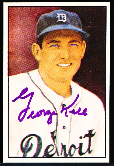 Autographed 1982 Diamond Classics Bsbl. #15 George Kell