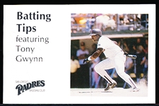 1986 San Diego Padres Bsbl. Smokey Tony Gwynn Batting Tips- 5 Books