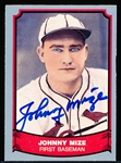 Autographed 1988 Pacific Baseball Legends #63 Johnny Mize