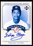 2003 Upper Deck Yankees Signature Series “Pride of New York Autographs” #PN-FA Felipe Alou