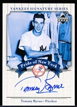 2003 Upper Deck Yankees Signature Series “Pride of New York Autographs” #PN-TB Tommy Byrne