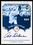 2003 Upper Deck Yankees Signature Series “Pride of New York Autographs” #PN-DI Art Ditmar
