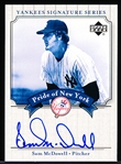 2003 Upper Deck Yankees Signature Series “Pride of New York Autographs” #PN-SM Sam McDowell