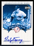 2003 Upper Deck Yankees Signature Series “Pride of New York Autographs” #PN-RT Ralph Terry