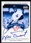 2003 Upper Deck Yankees Signature Series “Pride of New York Autographs” #PN-LT Luis Tiant