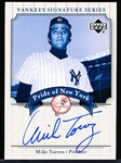 2003 Upper Deck Yankees Signature Series “Pride of New York Autographs” #PN-MT Mike Torrez