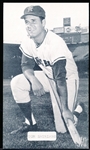 Autographed Tom Satriano California Angels MLB J. D. McCarthy B/W Bsbl. Postcard