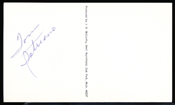 Autographed Tom Satriano California Angels MLB J. D. McCarthy B/W Bsbl. Postcard