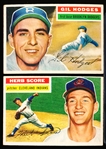 1956 Topps Baseball- 2 Diff- Gray Backs