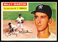 1956 Topps Baseball- #181 Billy Martin, Yankees
