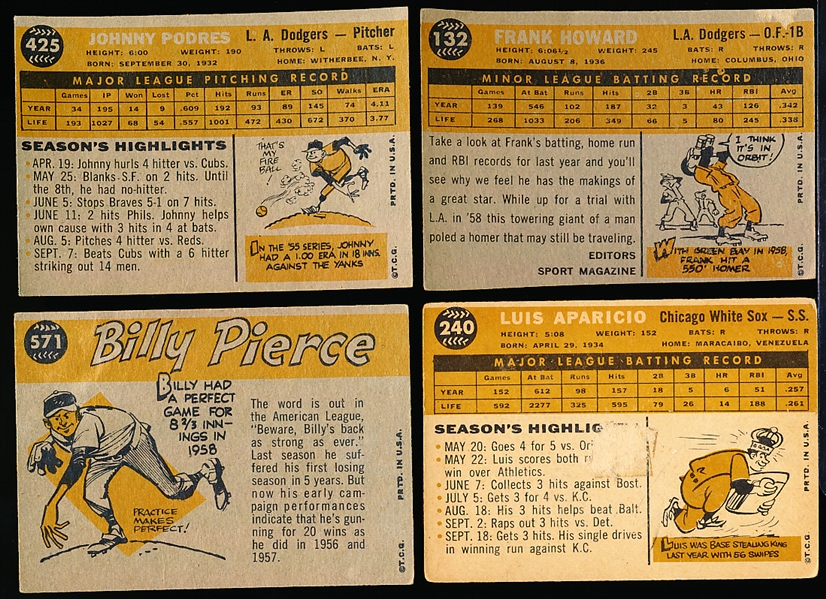 1960 Topps Bb- 8 Diff