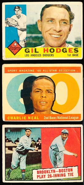 1960 Topps Bb- 10 Diff