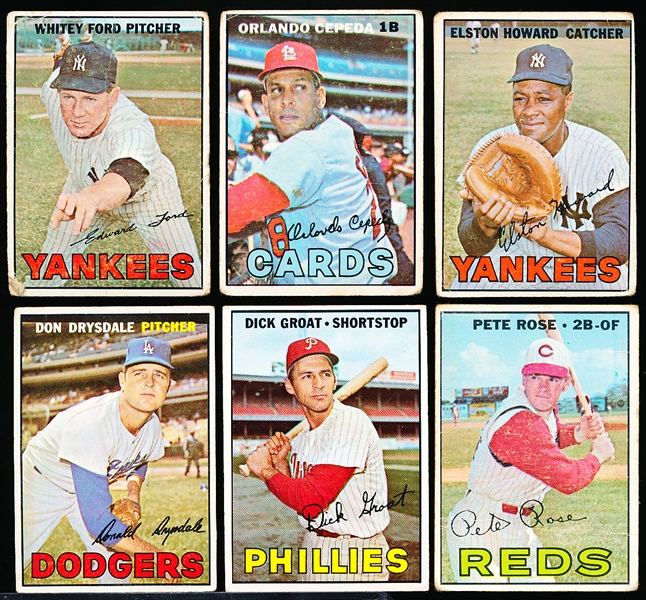 1967 Topps Bb- 6 Diff